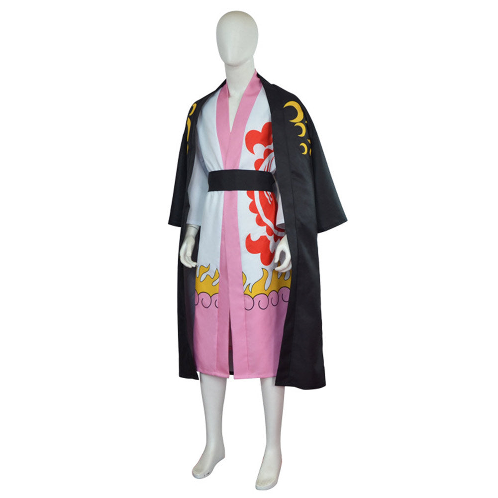 Anime ONE PIECE Monkey D. Luffy Kimono Cosplay Costume Outfit Men Kimono  Hallowe