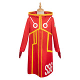 Anime One Piece Luffy Red Suit Cosplay Costume Outfits Halloween Carnival Suit