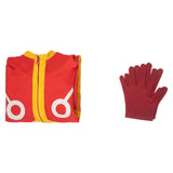 Anime One Piece Luffy Red Suit Cosplay Costume Outfits Halloween Carnival Suit