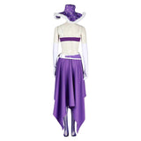 Anime One Piece Nico Robin 15th Anniversary Women Purple Dress Cosplay Costume Outfits Halloween Carnival Suit