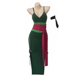 Anime One Piece Roronoa Zoro Women Dress Cosplay Costume Outfits Halloween Carnival Suit