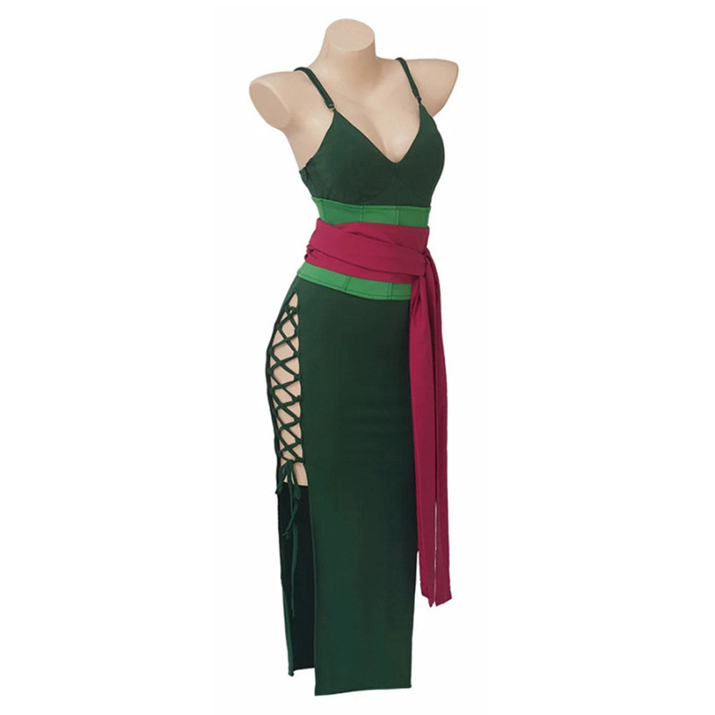 Anime One Piece Roronoa Zoro Women Dress Cosplay Costume Outfits Hallo TrendsinCosplay Anime One Piece Roronoa Zoro Women Dress Cosplay Costume Outfits Hallo TrendsinCosplay