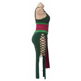 Anime One Piece Roronoa Zoro Women Dress Cosplay Costume Outfits Halloween Carnival Suit