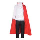 Anime One Piece Sanji Top Pants With Cloak Set Cosplay Costume Outfits Halloween Carnival Suit