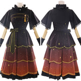 Anime Puella Magi Madoka Magica Homura Akemi Women Dress Cosplay Costume Outfits Halloween Carnival Suit