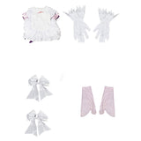 Anime Puella Magi Madoka Magica Madoka Kaname White Dress Cosplay Costume Outfits Halloween Carnival Suit