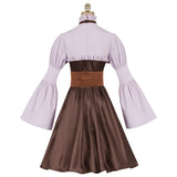 Anime Sousou no Frieren Linie Women Brown Dress Cosplay Costume Outfits Halloween Carnival Suit