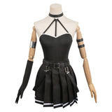 Anime Sousou No Frieren Ubel Women Black Dress Cosplay Costume Outfits Halloween Carnival Suit