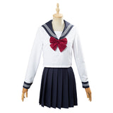 Summer Navy Sailor Suit Cosplay Top Skirt Outfit JK High School Uniform Class Uniform Students Clothing