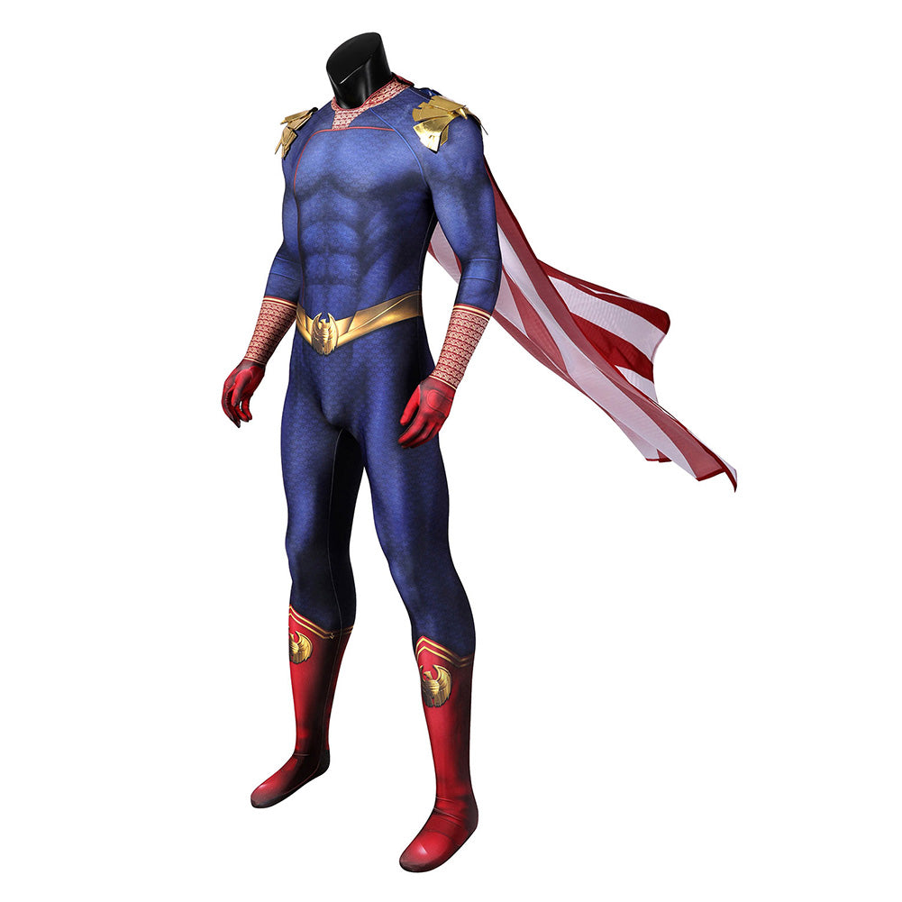 The Boys The Homelander Cosplay Costume Jumpsuit Cloak Outfits Hallowe ...