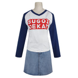 Anime Uzaki-chan Wants to Hang Out! Uzaki Hana Halloween Uniform Cosplay Costume Uzaki-chan wa Asobitai! SUGOI DEKAI Top+Skirt