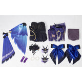 Genshin Impact Keqing Halloween Carnival Suit Cosplay Costume Outfits