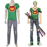 One Piece Film Red 2022 Roronoa Zoro Cosplay Costume Outfits Halloween Carnival Suit