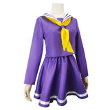 No Game No Life  Shiro Halloween Carnival Suit Cosplay Costume Uniform Dress Outfits