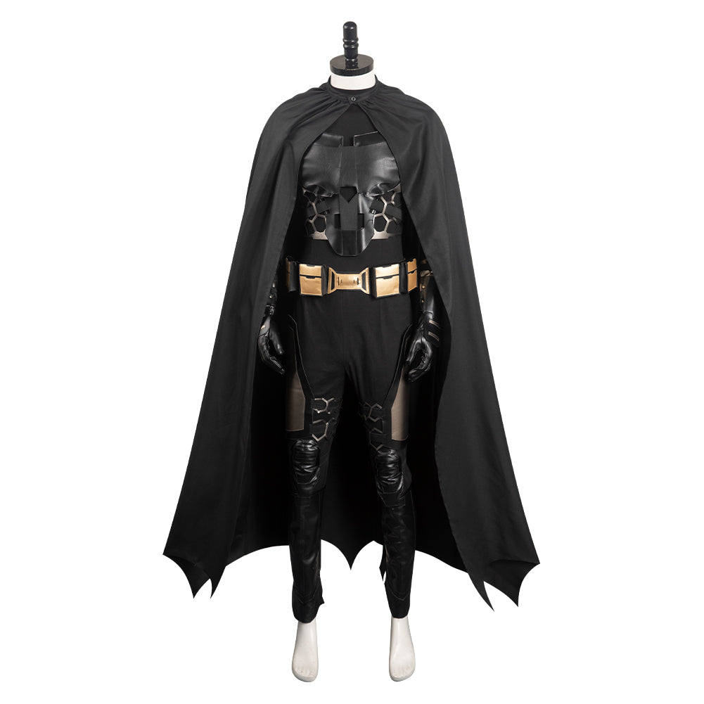 The Flash Batman Men Jumpsuit Cloak Outfits Halloween Carnival Cosplay –  TrendsinCosplay