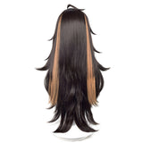 Genshin Impact Dehya Cosplay Wig Heat Resistant Synthetic Hair Carnival Halloween Party Props