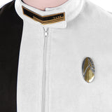 Star Trek: Discovery S4 Cosplay Costume White Men Uniform Outfits Halloween Carnival Suit