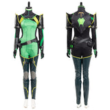 Valorant Viper Cosplay Halloween Carnival Outfit Costume Women Jumpsuit Romper Suit