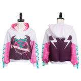 Spider-Man: Into the Spider Verse Gwen Stacy Hoodie Sweater Halloween Carnival Cosplay Costume