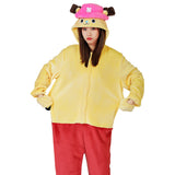 Anime One piece ·Chopper Halloween Carnival Costume Cosplay Costume Pajama Adult Unisex Onesies Polyester Sleepwear Pyjamas