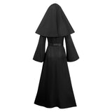The Nun Black Outfits Halloween Carnival Suit Cosplay Costume