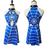 JoJo‘s Bizarre Adventure Jolyne Cujoh Halloween Carnival Suit Cosplay Costume Dress