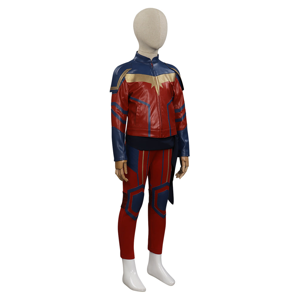 Kids Children 2022 Kamala Khan Cosplay Costume Outfits Halloween Carnival Suit