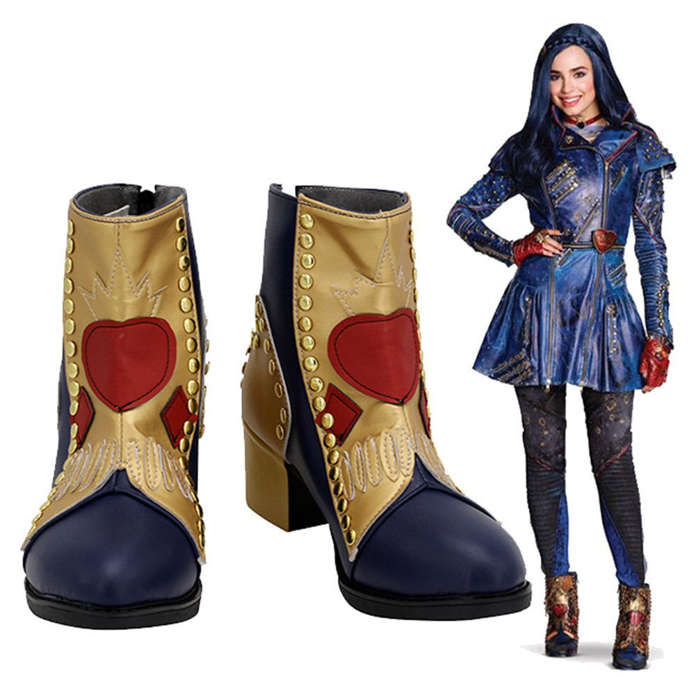 Descendants 3 Evie Halloween Costumes Accessory Cosplay Shoes Boots