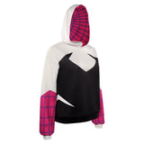 Spider-Man: Across The Spider-Verse- Gwen Stacy Cosplay CostumeHoodie Coat Outfits Halloween Carnival Suit