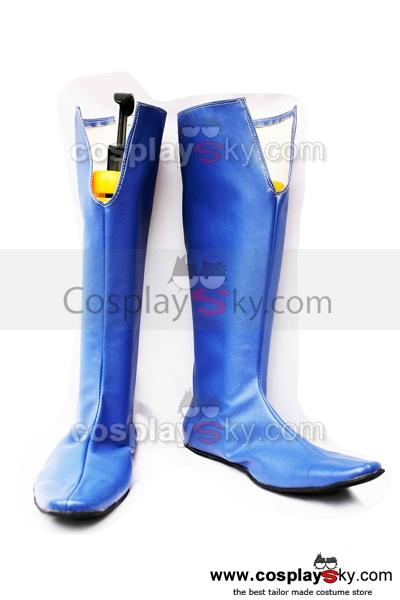 Bleach Soul Cosplay Boots Shoes-Blue