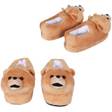Brown Bear Plush Slippers Cosplay Shoes Halloween Costumes Accessory