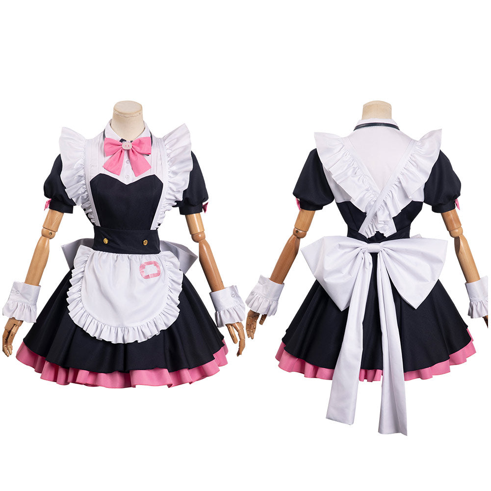 Akiba Maid Sensou - Wahira Nagomi Cosplay Costume Maid Dress Outfits Halloween Carnival Suit