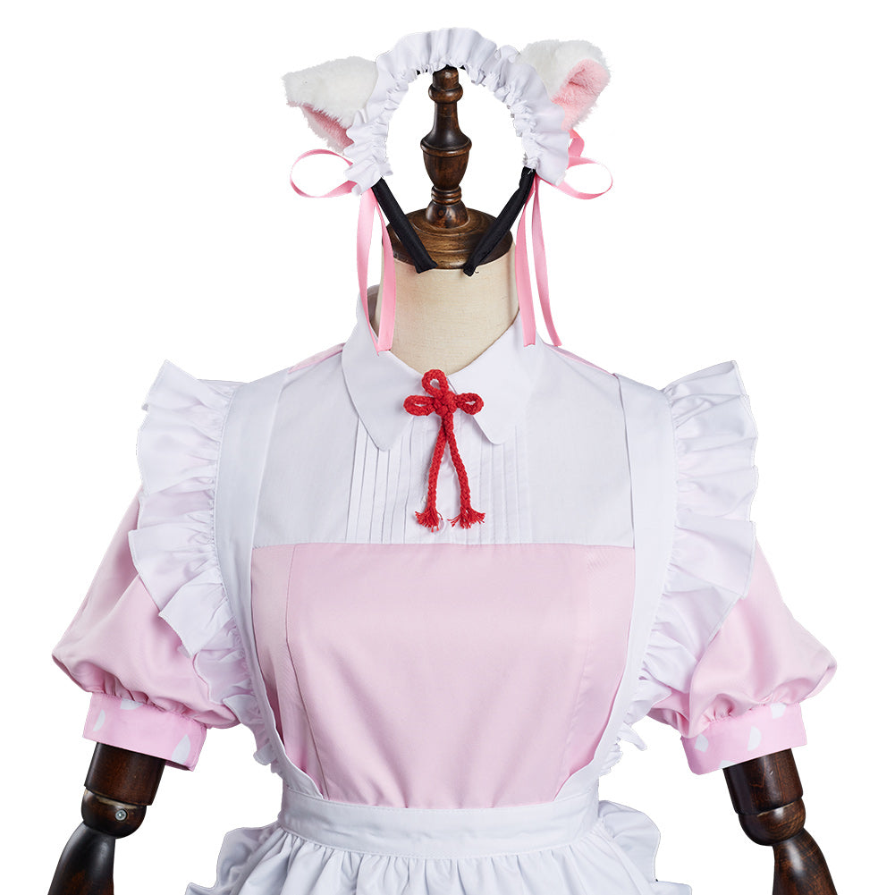 Demon Slayer Tsuyuri Kanao Halloween Carnival Suit Cosplay Costume Cat Ear Maid Lolita Dress Kimono Outfits Re-creation Design