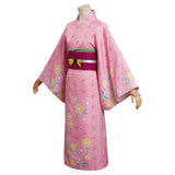 Demon Slayer Kamado Nezuko Cosplay Costume Summer Kimono Outfits Halloween Carnival Suit