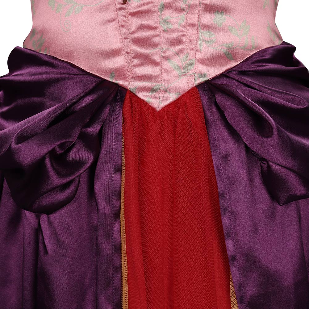 Hocus Pocus  Sarah Sanderson Halloween Carnival Suit Cosplay Costume Dress Outfits Kids Girls