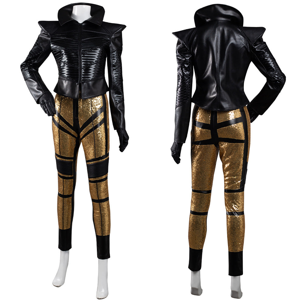 2021 Movie Cruella Cruella de Vil Halloween Carnival Suit Cosplay Costume Coat Pants Outfits