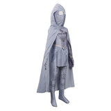 Kids Children Moon Knight Marc Spector Cosplay Costume Jumpsuit Cloak Outfits Halloween Carnival Suit
