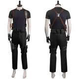 Resident Evil 4 Remake Leon S.Kennedy Halloween Carnival Party Disguise Suit Cosplay Costume