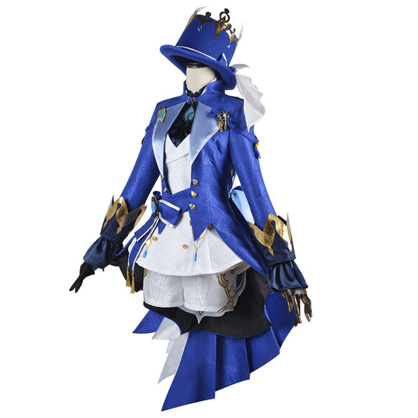 Game Genshin Impact Furina Focalors Outfits Halloween Carnival Cosplay ...