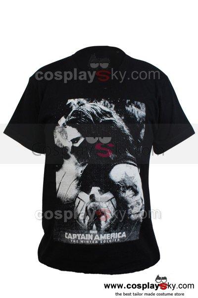 Captain America The Winter Soldier Bucky Barnes Tee T-shirt