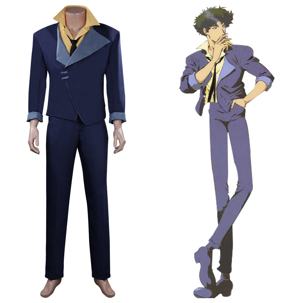 Anime Cowboy Bebop Spike Spiegel Halloween Carnival Suit Cosplay Costume Outfits