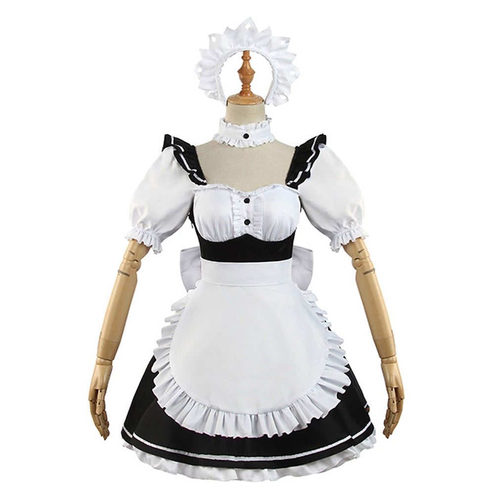 Anime Date A Bullet Tokisaki Kurumi Halloween Carnival Suit Cosplay Costume Maid Dress