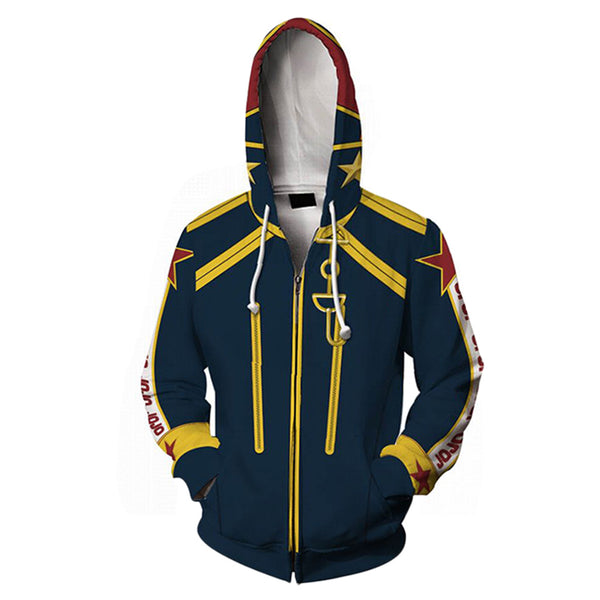 JoJo‘s Bizarre Adventure Kujo Jotaro Cosplay Hoodie 3D Printed Sweatsh ...