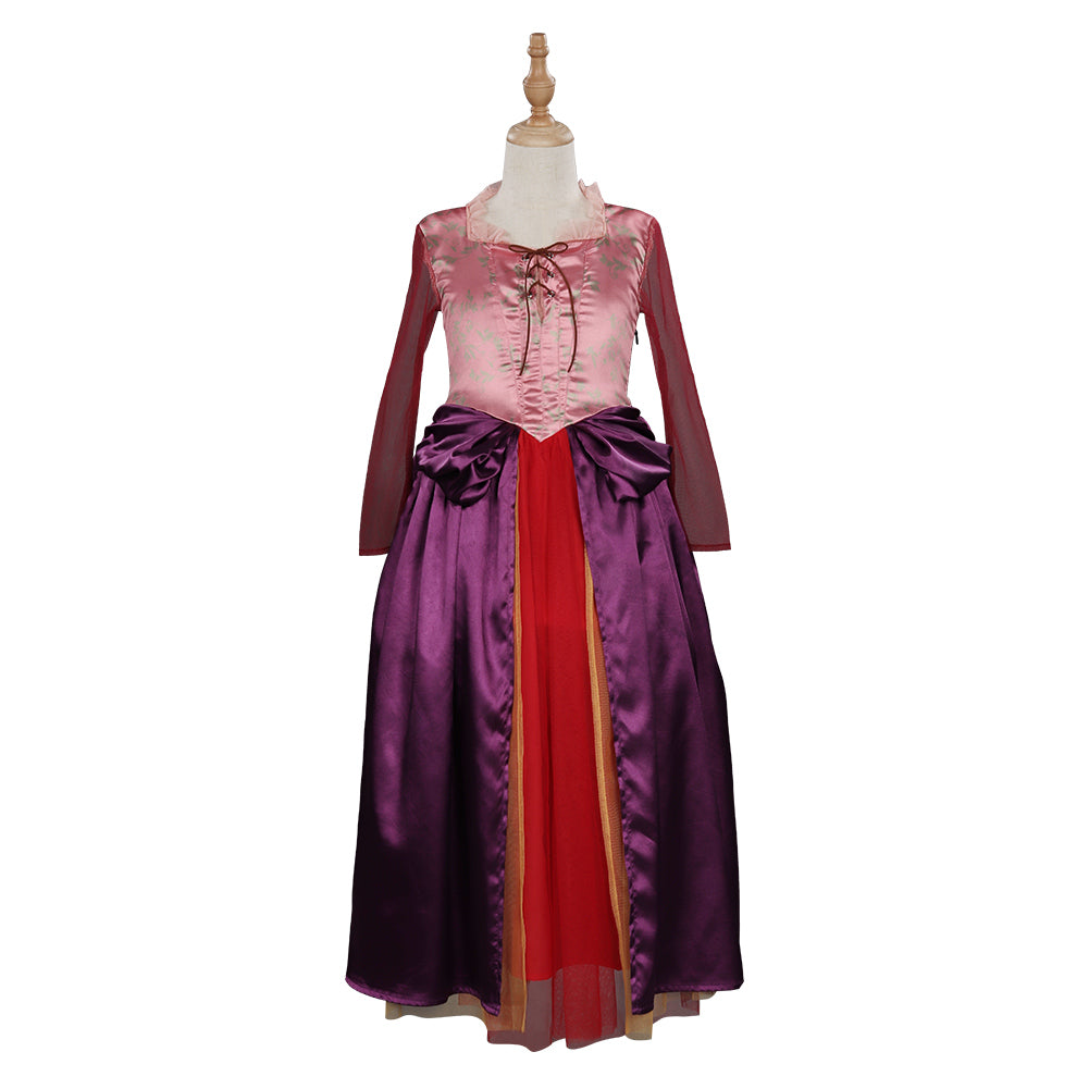 Hocus Pocus Sarah Sanderson Halloween Carnival Suit Cosplay Costume Dr TrendsinCosplay Hocus Pocus Sarah Sanderson Halloween Carnival Suit Cosplay Costume Dr TrendsinCosplay