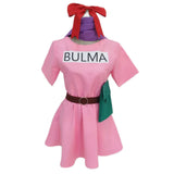 Dragon Ball Bulma Cosplay Costume Dress Outfits Halloween Carnival Suit