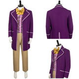 Charlie and the Chocolate Factory 1971 Willy Wonka Cosplay Costume Outfits Halloween Carnival Suit