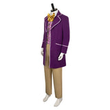 Charlie and the Chocolate Factory 1971 Willy Wonka Cosplay Costume Outfits Halloween Carnival Suit