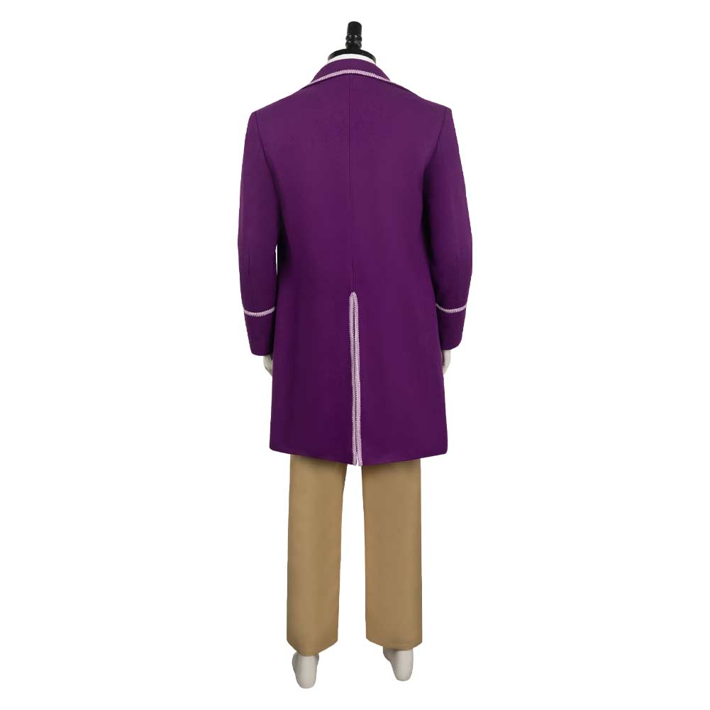 Charlie and the Chocolate Factory 1971 Willy Wonka Cosplay Costume Out ...