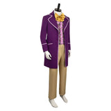 Charlie and the Chocolate Factory 1971 Willy Wonka Cosplay Costume Outfits Halloween Carnival Suit