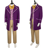 Charlie and the Chocolate Factory 1971 Willy Wonka Cosplay Costume Outfits Halloween Carnival Suit